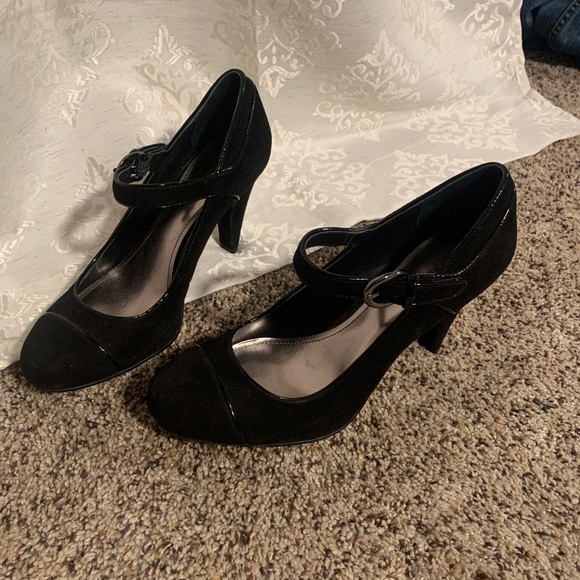 Alfani Black Suede Mary Janes - Picture 4 of 6